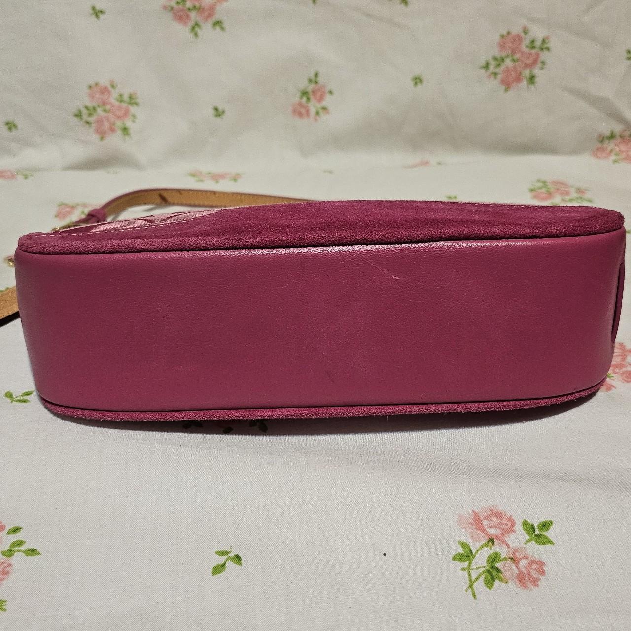 🩷 Vintage Coach Pink Suede Demi Shoulder Bag NWT 🩷