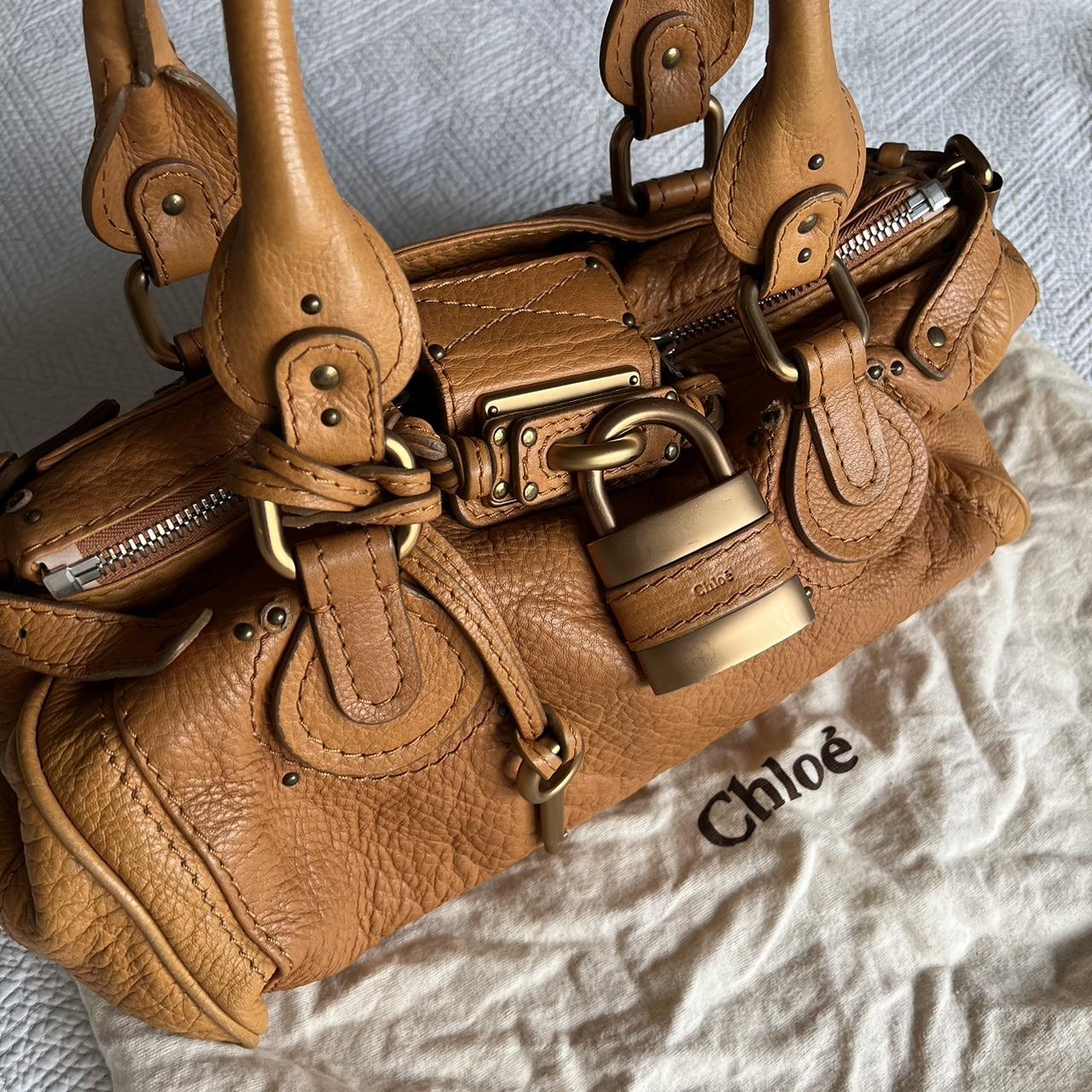 Orange Chloé Paddington bag