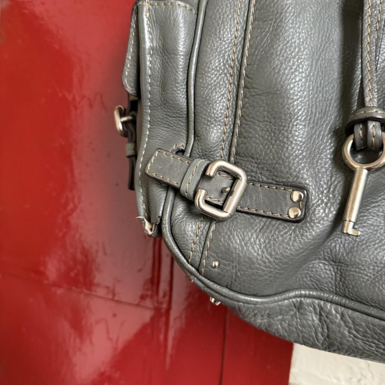 Rate Chloe paddington variation with zippers around in beautiful grey color and silver hardware